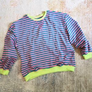 Striped Crew Neck Pullover - NWOT
